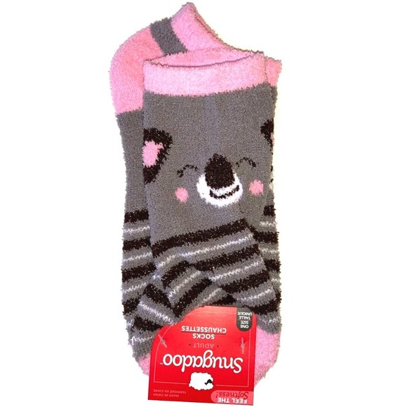 Accessories - *3/$15* Fuzzy Koala Footie Slipper Socks